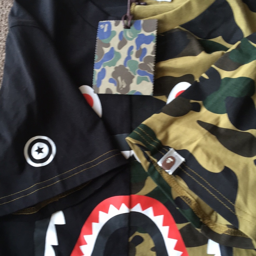 Black and camel Ape t-shirt - Picture 6 of 8